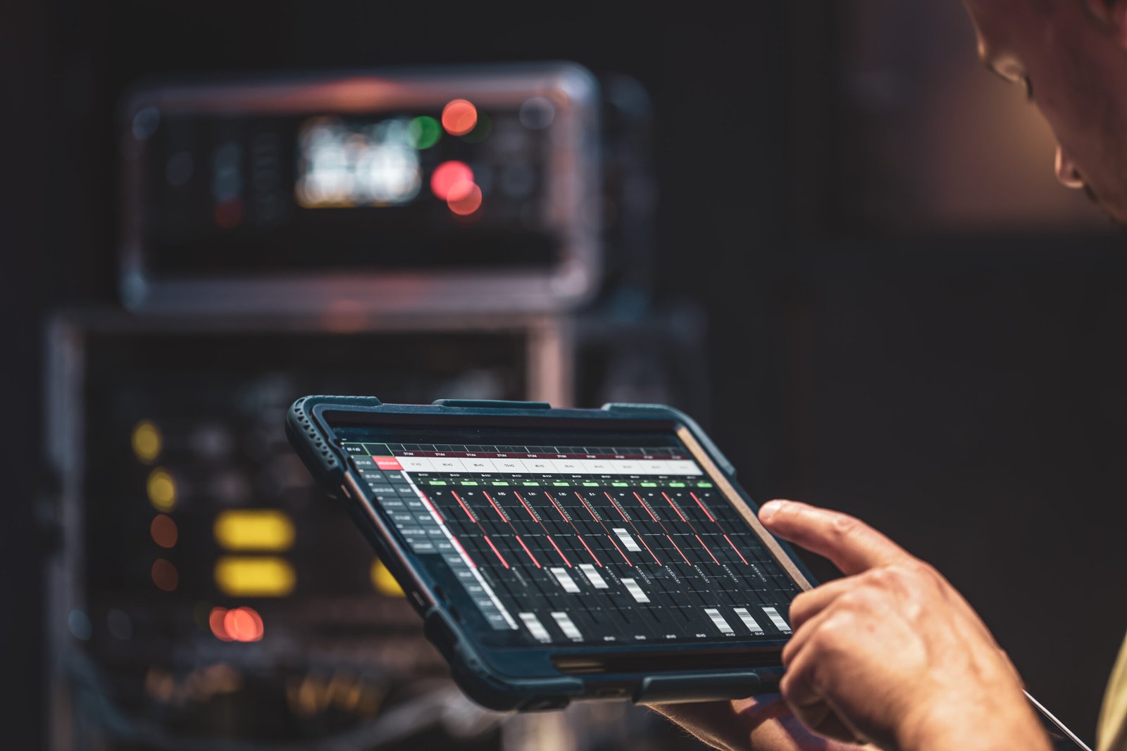 Remote monitoring and support of an industrial system from a connected device